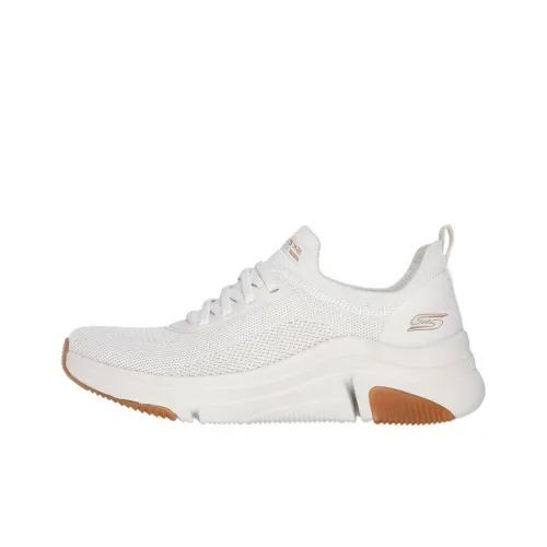 Skechers BOBS Sport Low Топ Повседневные Беговые Кроссовки Женские Экрю