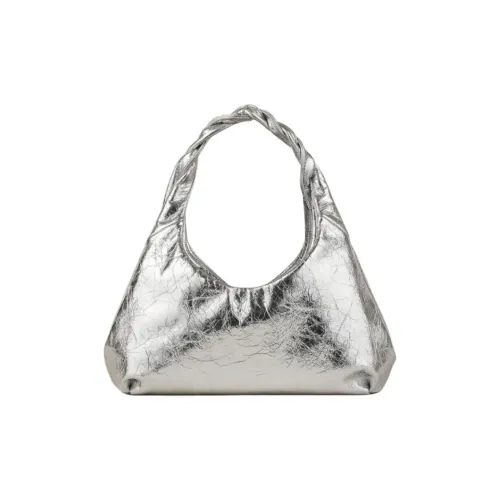 Sandro Коровья кожа Сумка через плечо Средний Women's Silver