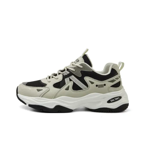 JEEP SPIRIT Амортизация Устойчивый к истиранию Дышащий Низкий Топ Кроссовки для шаффля Мужские Белый