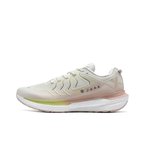 XTEP Slip-resistant Breathable And Resilient Low Top Casual Running Shoes Women's White Pink