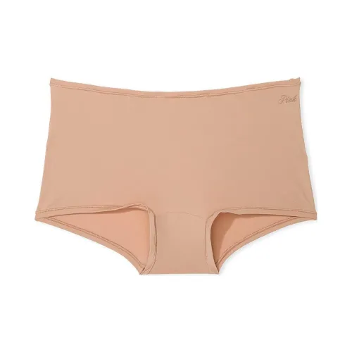 Victoria's Secret Розовый Основа Эластичный Boyshort Panty Пралине Нижнее белье Женские 1 шт Пралине