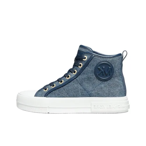 MICHAEL KORS EVY Высокие Кроссовки для скейтбординга Женские Синие
