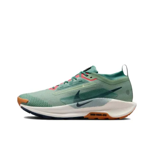 Nike Pegasus Trail 5 Водонепроницаемый Низкий Топ Trail Беговые кроссовки Мужской Зеленый Синий