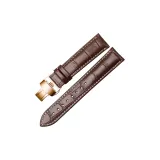 Коричневый/Белый Нить-Розовое Золото Двойной Закрытие-Бабочка