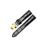 Чёрный Чёрная нить - Золотая Двойная Застёжка-бабочка