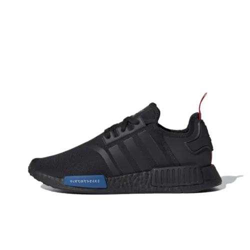 Adidas Originals NMD_R1 Амортизирующие Slip-Resistant Низкий Топ Повседневные Беговые Кроссовки Мужские Черные