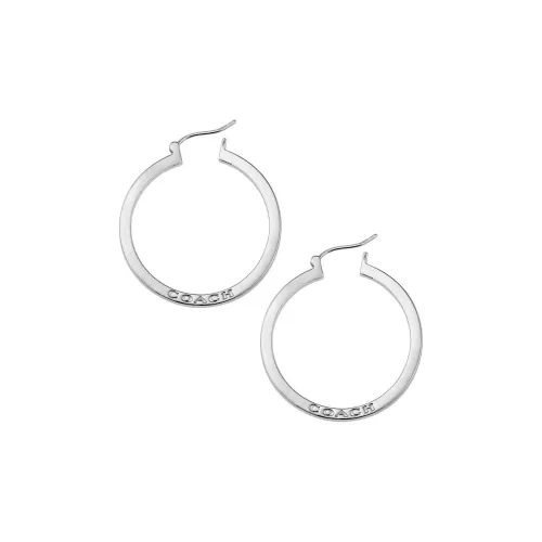 COACH Сплав Серьги Серебряные Женские