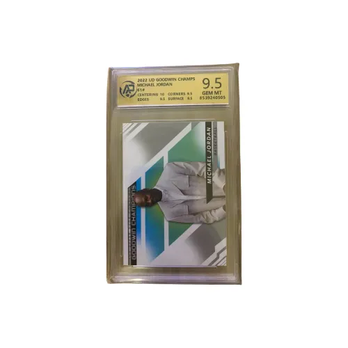 Верхняя Дека 2022 UD Goodwin Champs Goodwin Майкл Джордан Чемпионский Билет RPA 9,5 Grade Сертифицированные Карты 1 Упаковка