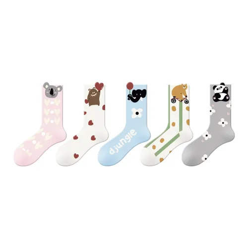 DJUNGLE Носки Crew Женские 5 пар Circus