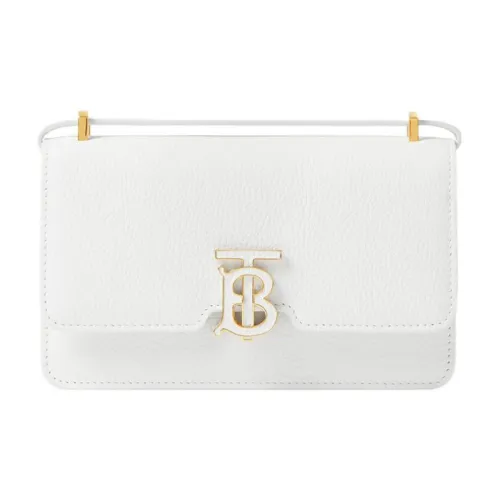 Burberry Телячья кожа Сумка через плечо Мини Женская Белая