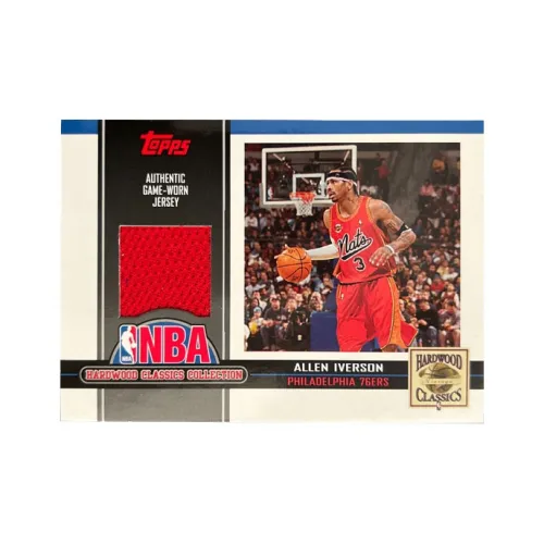 Topps 2004 05 HARDWOOD Классическая коллекция Айверсон 76 игроков игровая использованная форма карта подходящая для спортивных карт 1 шт