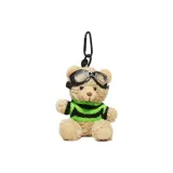 Черно-зеленый свитер - бурый медведь