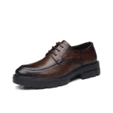 Коричневый - Скрытый каблук 10 см