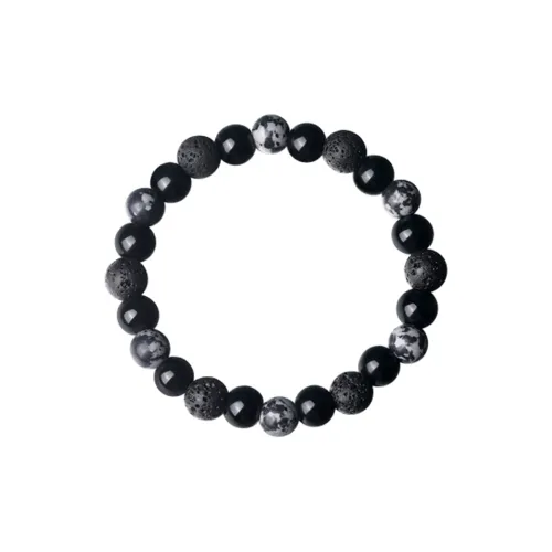 BYG Вулканический камень Снежинка Агат Браслеты Унисекс