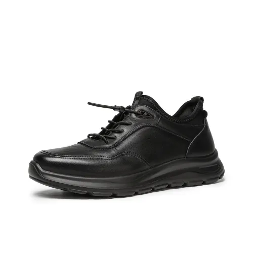 SHOUBA Низкий топ Повседневная обувь Мужская Черная