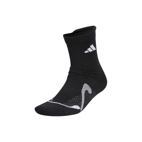 Adidas Черный/Белый 1 упаковка мужские носки