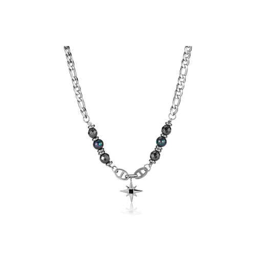 OWO Титановая сталь Гематит Ожерелья Унисекс