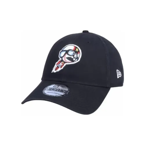 New Era Хлопковые кепки унисекс черные