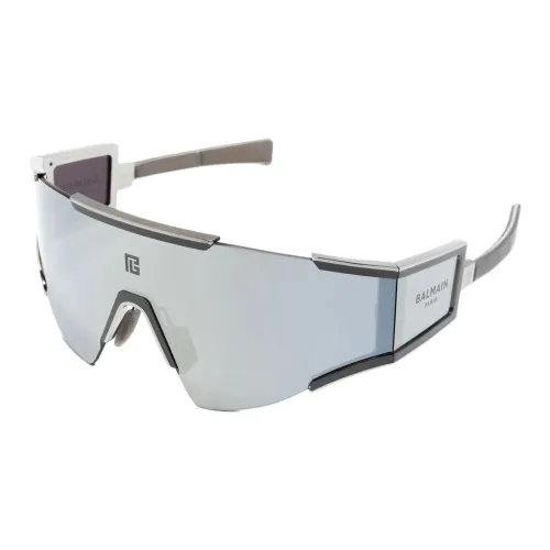 BALMAIN Титан Ацетат Нерегулярная форма Солнцезащитные очки Мужской Серый