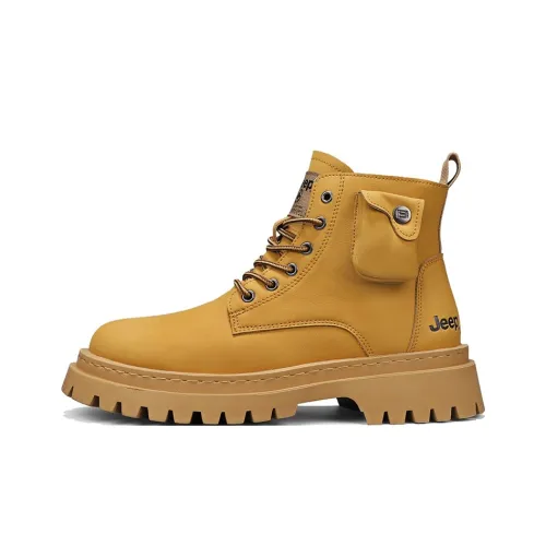 JEEP Классический Yellow Boots Короткий Martin Boot Мужской