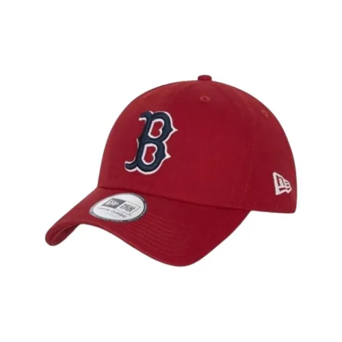 New Era Хлопковые кепки унисекс красного цвета