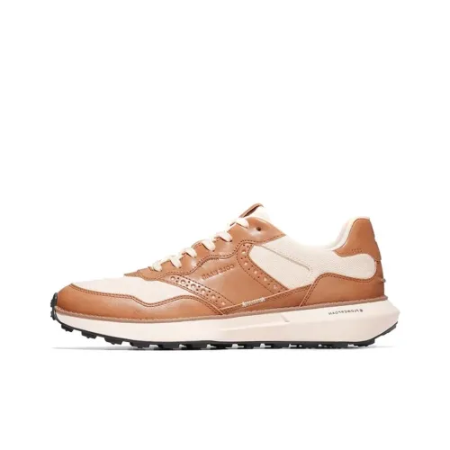 COLE HAAN Повседневный Низкий Топ Белый Коричневый Мужской