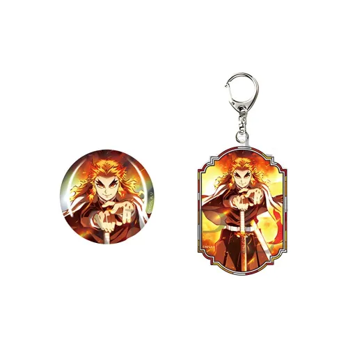 Aniple Demon Slayer Kimetsu No Yaiba Кеджуро Ренгоку Значки