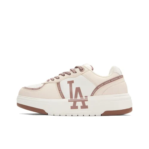 MLB Chunky Liner Slip-Resistant Balance Высота Увеличивающие Скейтбординг Кроссовки Низкие Унисекс Hemp Pink