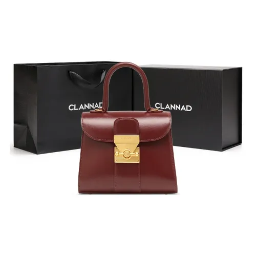 Clannad Сумка через плечо из коровьей кожи маленькая сумка для женщин бордовый