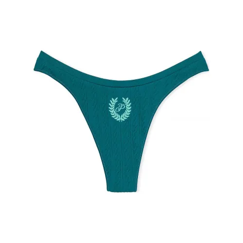 Victoria's Secret Розовый Бесшовный Высокая Подкладка Стринг Пантика JW W L P г Нижнее белье Женские 1 Пачка Зеленый