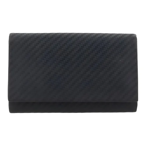 Dunhill Кожа Key Pouch Мужской Черный