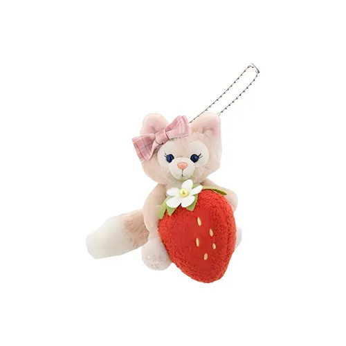 Disney Линабелл Duffy and Friends Сердце-Формированные Куклы из Коллекции Strawberry Collection Плюшевый Брелок 9 см Высота