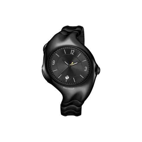 IB BENLYDESIGN Irregular Shape Vintage Y2K Watch X51414S4 Кварцевый механизм Часы Мужские Черный циферблат