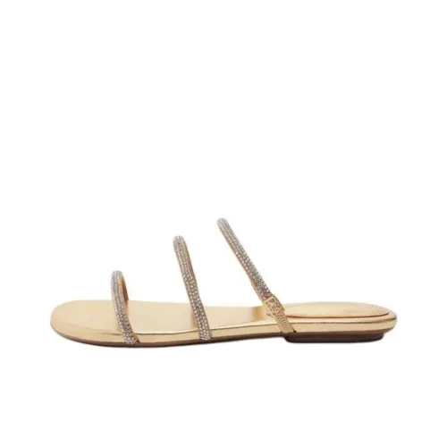 Schutz Слипоны Женские Золотые