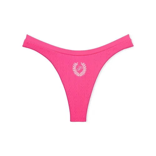 Victoria's Secret Розовый Бесшовный Высокий-Воротник Стринговые Трусы C Rw L P г Женское Нижнее Белье 1 Пачка Розовый