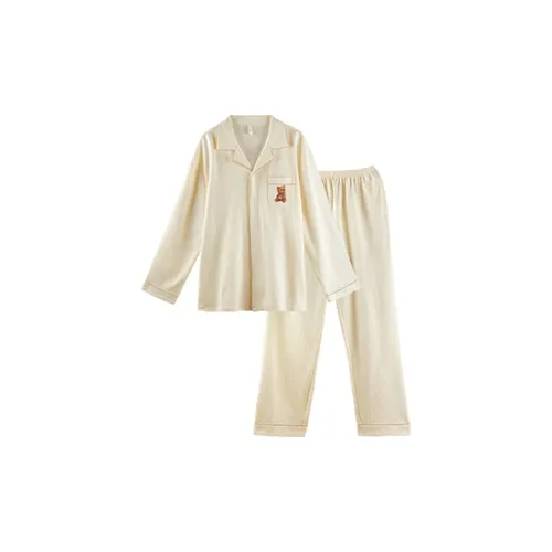 Empowering Words Пижамный комплект Мужской Абрикос