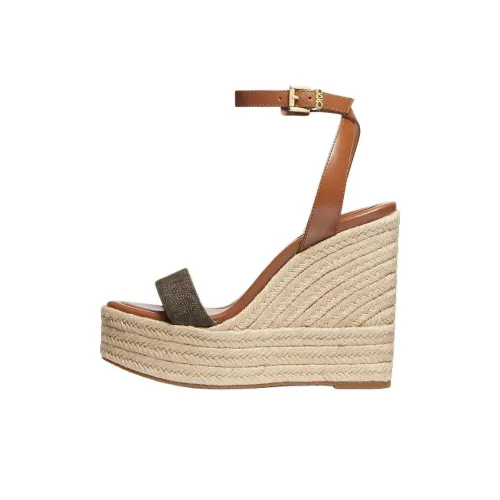 MICHAEL KORS Leighton One Ремень Сандалии 12,7 см Женские Коричневый