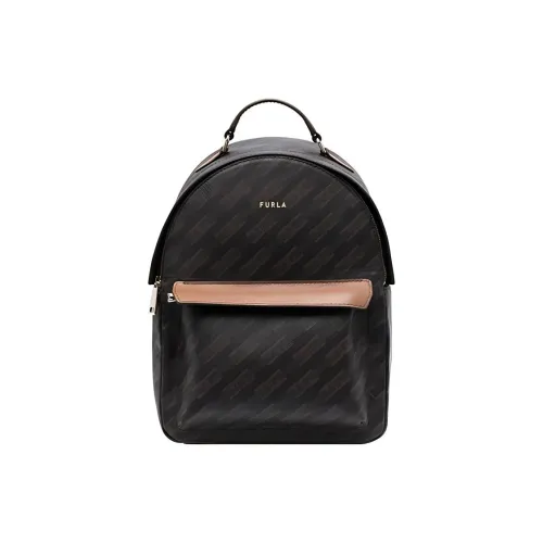 Furla Полиуретан Рюкзак Женские Кофейный Коричневый