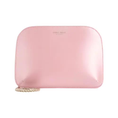 GIORGIO ARMANI Вискоза с Real Шелк Клатч Маленький Женский Розовый