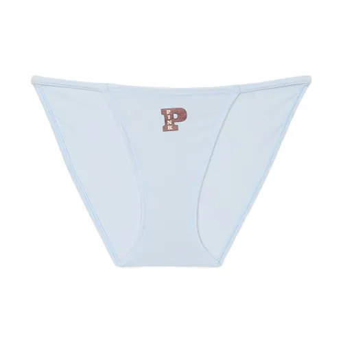 Victoria's Secret Розовый Хлопок STRING Бикини Трусы HBLG Нижнее белье Женские 1 Пачка Синий