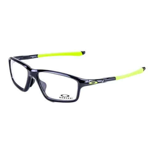 Oakley TR90 Нерегулярная форма Оправы для очков Унисекс Черный Ярко-зеленый