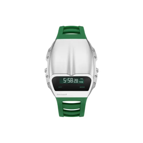 IB BENLYDESIGN X70601G6 Электронный механизм силиконовый ремешок часы для мужчин зеленый циферблат