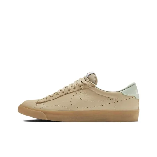 Nike Tennis Classic Slip-Resistant Abrasion-Resistant Low Top Skateboard Shoes Unisex Light Yellow Найк Теннис Классик Противоскользящие Устойчивые к Износу Низкие Кроссовки для Скейтбординга Унисекс Светло-Желтые