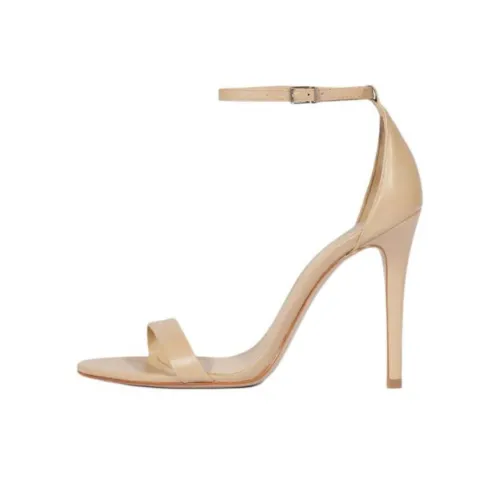 Schutz Gisele One Sandals Strap 11cm Women's Beige