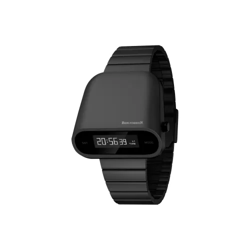 IB BENLYDESIGN S10003S3 Черный Электронный Механизм Нержавеющая Сталь Ремешок Часы Унисекс Черный Циферблат