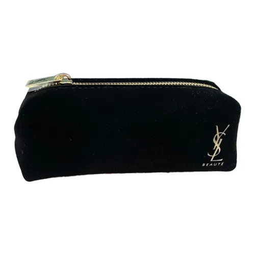 SAINT LAURENT Замша Косметичка Портативная Черная Красная