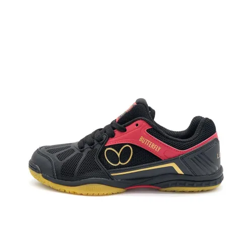Кроссовки для тренировок Butterfly Low Top Черные Красные Унисекс