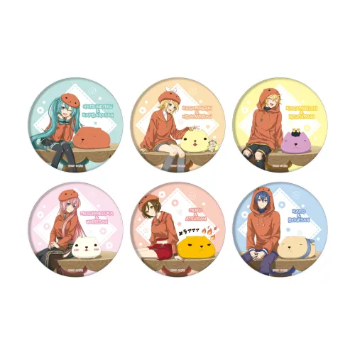 A3 Hatsune Miku Kagamine Rin Kagamine Len Megurine Luka MEIKO KAITO Piapro Capybara Kun Linkage Hug Box Badges