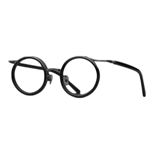 KODAK Пластиковая оправа Титан Круглая Оправа для очков Унисекс Черный металлик