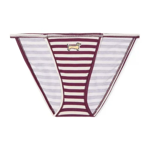 Victoria's Secret Розовый Хлопок STRING Бикини Трусы W R S P W D г Нижнее белье Женские 1 упаковка Красные и белые полосы